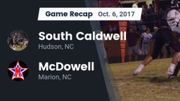 Recap: South Caldwell  vs. McDowell   2017