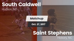 Matchup: South Caldwell vs. Saint Stephens  2017