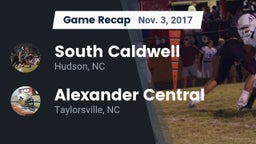 Recap: South Caldwell  vs. Alexander Central  2017