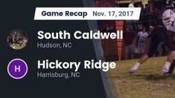 Recap: South Caldwell  vs. Hickory Ridge  2017