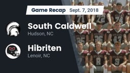 Recap: South Caldwell  vs. Hibriten  2018