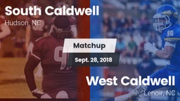 Matchup: South Caldwell vs. West Caldwell  2018
