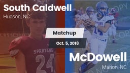 Matchup: South Caldwell vs. McDowell   2018