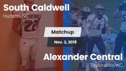 Matchup: South Caldwell vs. Alexander Central  2018