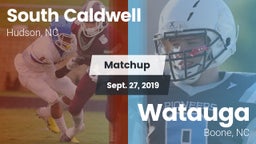 Matchup: South Caldwell vs. Watauga  2019