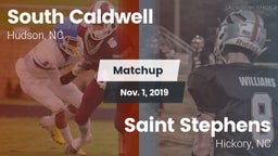 Matchup: South Caldwell vs. Saint Stephens  2019