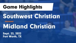 Southwest Christian  vs Midland Christian  Game Highlights - Sept. 23, 2022
