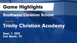 Southwest Christian School vs Trinity Christian Academy Game Highlights - Sept. 7, 2023