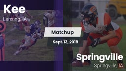 Matchup: Kee vs. Springville  2019