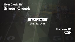 Matchup: Silver Creek vs. CSP 2016