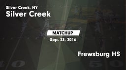 Matchup: Silver Creek vs. Frewsburg HS 2016