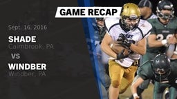 Recap: Shade  vs. Windber  2016