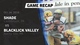 Recap: Shade  vs. Blacklick Valley  2016