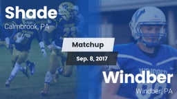 Matchup: Shade vs. Windber  2017
