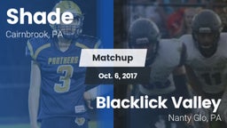 Matchup: Shade vs. Blacklick Valley  2017