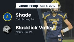 Recap: Shade  vs. Blacklick Valley  2017