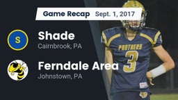 Recap: Shade  vs. Ferndale  Area  2017