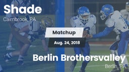 Matchup: Shade vs. Berlin Brothersvalley  2018