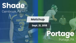 Matchup: Shade vs. Portage  2018