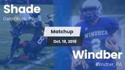 Matchup: Shade vs. Windber  2018