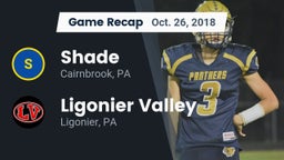 Recap: Shade  vs. Ligonier Valley  2018