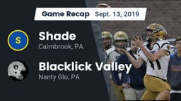 Recap: Shade  vs. Blacklick Valley  2019