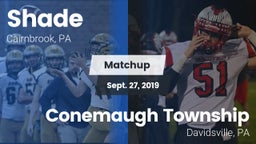 Matchup: Shade vs. Conemaugh Township  2019
