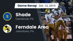 Recap: Shade  vs. Ferndale  Area  2019