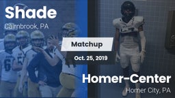 Matchup: Shade vs. Homer-Center  2019