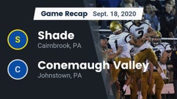 Recap: Shade  vs. Conemaugh Valley  2020