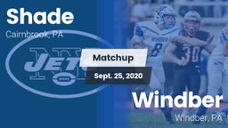Matchup: Shade vs. Windber  2020
