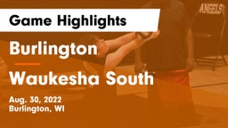 Burlington  vs Waukesha South  Game Highlights - Aug. 30, 2022