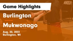Burlington  vs Mukwonago  Game Highlights - Aug. 30, 2022