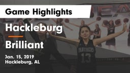 Hackleburg  vs Brilliant  Game Highlights - Jan. 15, 2019