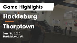 Hackleburg  vs Tharptown Game Highlights - Jan. 31, 2020