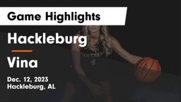 Hackleburg  vs Vina Game Highlights - Dec. 12, 2023