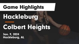 Hackleburg  vs Colbert Heights  Game Highlights - Jan. 9, 2024