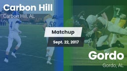 Matchup: Carbon Hill vs. Gordo  2017