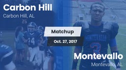 Matchup: Carbon Hill vs. Montevallo  2017