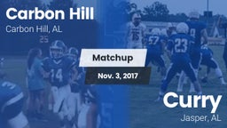 Matchup: Carbon Hill vs. Curry  2017