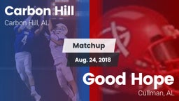 Matchup: Carbon Hill vs. Good Hope  2018