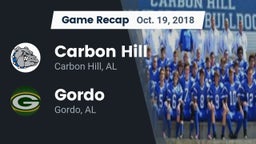 Recap: Carbon Hill  vs. Gordo  2018