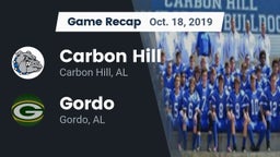 Recap: Carbon Hill  vs. Gordo  2019