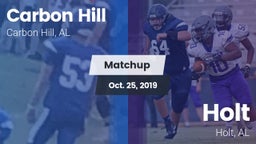 Matchup: Carbon Hill vs. Holt  2019