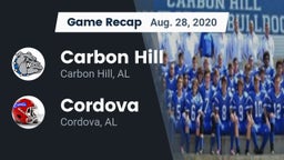 Recap: Carbon Hill  vs. Cordova  2020
