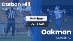 Matchup: Carbon Hill vs. Oakman  2020