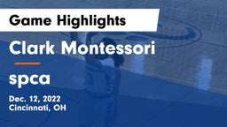 Clark Montessori  vs spca Game Highlights - Dec. 12, 2022
