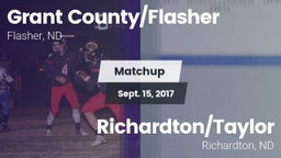 Matchup: Grant County/Flasher vs. Richardton/Taylor  2017