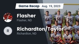 Recap: Flasher  vs. Richardton/Taylor  2023