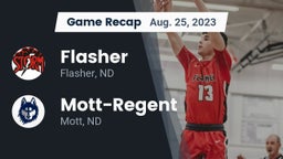 Recap: Flasher  vs. Mott-Regent  2023